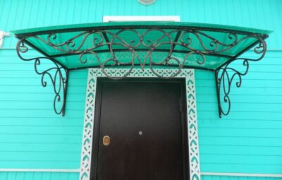 Кованый козырек Артикул Кз-003