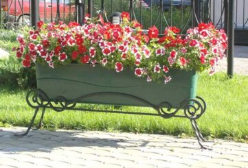 Кованая цветочница — Артикул КЦ-012