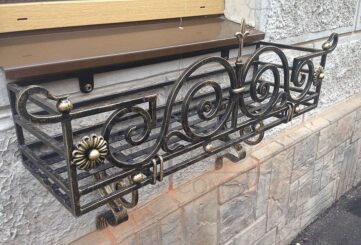 Кованая цветочница — Артикул КЦ-008