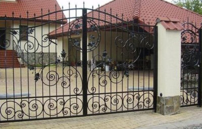 Кованые ворота Артикул В-024