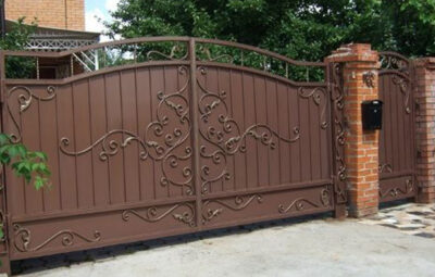 Кованые ворота Артикул В-035