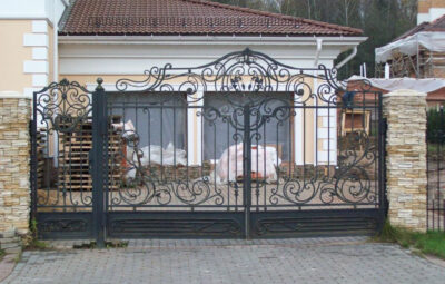 Кованые ворота Артикул В-040