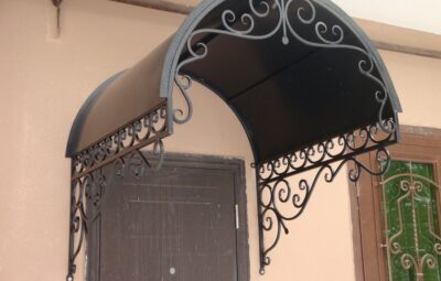 Кованый козырек Артикул Кз-010