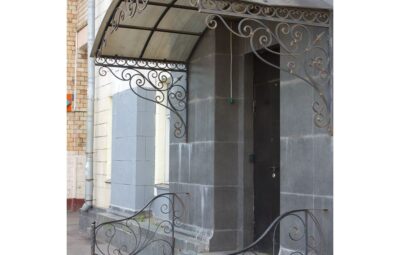 Кованый козырек Артикул Кз-012