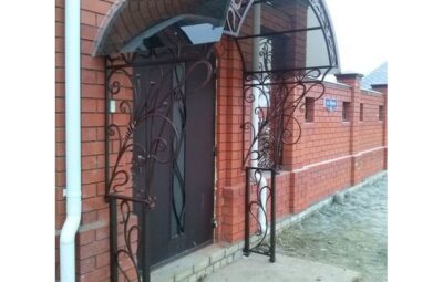 Кованый козырек Артикул Кз-016