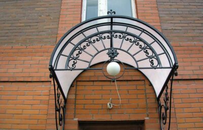 Кованый козырек Артикул Кз-020