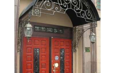 Кованый козырек Артикул Кз-025