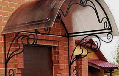 Кованый козырек Артикул Кз-004