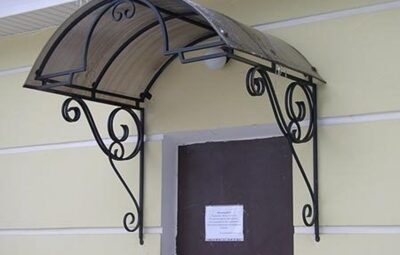 Кованый козырек Артикул Кз-006