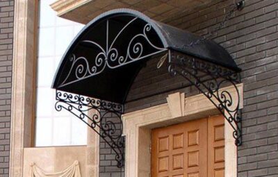 Кованый козырек Артикул Кз-007