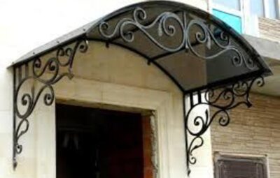 Кованый козырек Артикул Кз-002